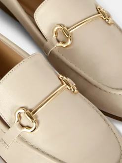 Kunstleder-Loafer Mit Trensenverzierung