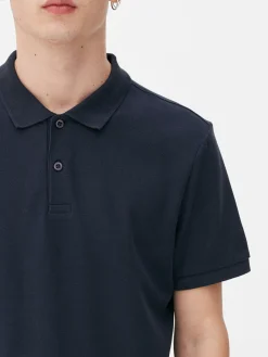 Kurzarm-Poloshirt Aus Piqué