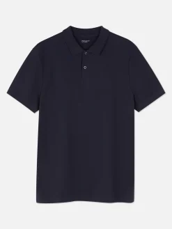 Kurzarm-Poloshirt Aus Piqué