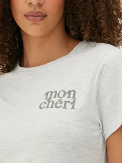 Kurzarm-Schlafanzug Aus Jersey Mit Grafik