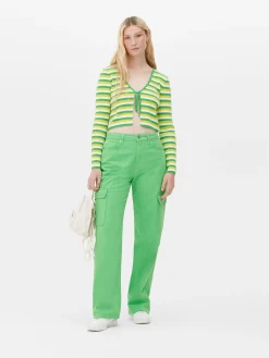 Kurzer Cardigan Zum Binden