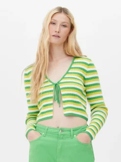 Kurzer Cardigan Zum Binden