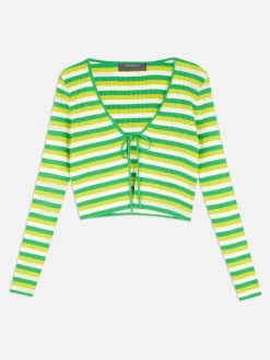 Kurzer Cardigan Zum Binden