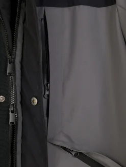 Kurzer Mantel In Blockfarben