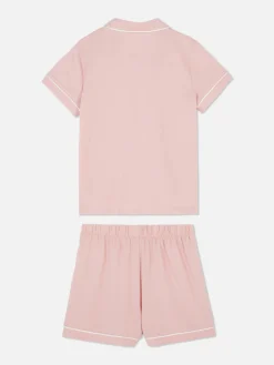 Kurzer Schlafanzug Mit Knopfleiste