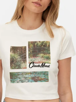 Kurzes „Claude Monet“ T-Shirt Mit Grafik
