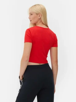 Kurzes „Hello Kitty“ T-Shirt