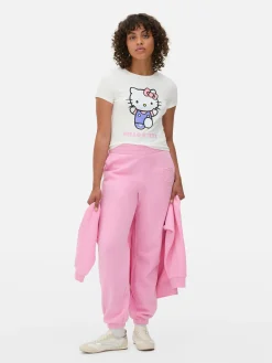 Kurzes „Hello Kitty“ T-Shirt Mit Grafik