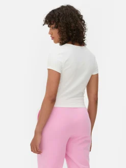 Kurzes „Hello Kitty“ T-Shirt Mit Grafik