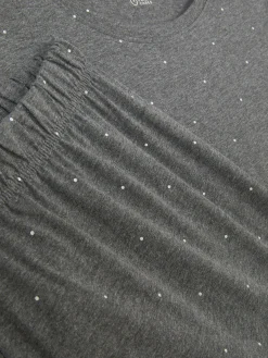 Kurzärmeliger Jersey-Schlafanzug Mit Print