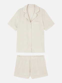 Kurzärmeliger Jersey-Schlafanzug