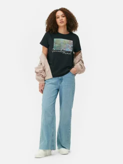 Kurzärmeliges „Claude Monet“ T-Shirt