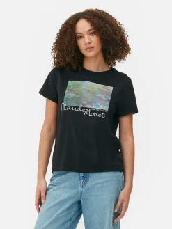 Kurzärmeliges „Claude Monet“ T-Shirt