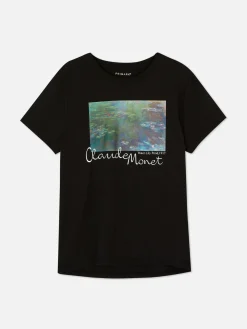 Kurzärmeliges „Claude Monet“ T-Shirt