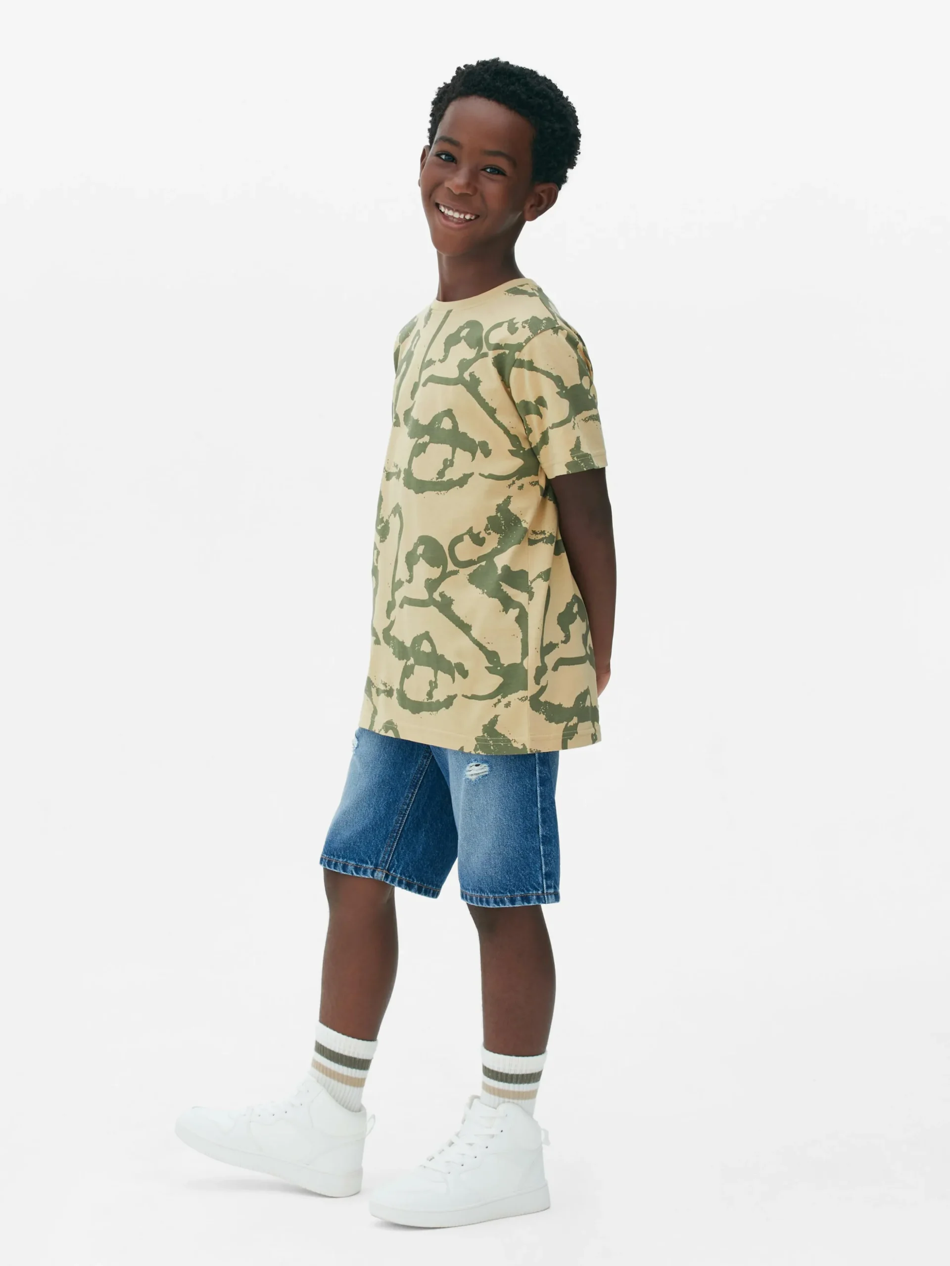 Kurzärmeliges Grafik-T-Shirt