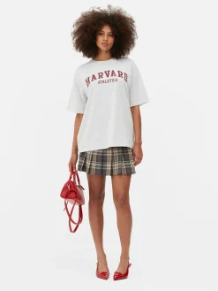 Kurzärmeliges „Harvard“ T-Shirt