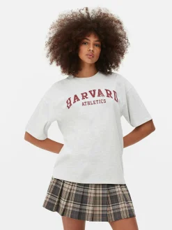 Kurzärmeliges „Harvard“ T-Shirt
