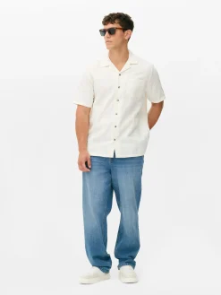 Kurzärmeliges Hemd Mit Knopfleiste