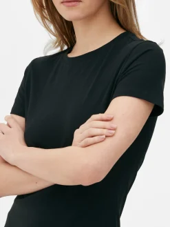 Kurzärmeliges Stretch-T-Shirt