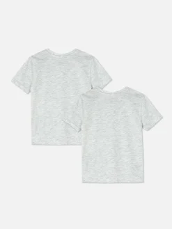 Kurzärmeliges T-Shirt, 2er-Pack