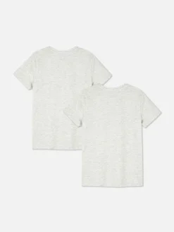 Kurzärmeliges T-Shirt, 2er-Pack