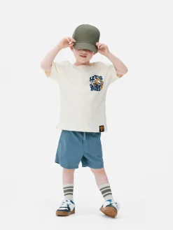 Kurzärmeliges T-Shirt Mit Baggermotiv