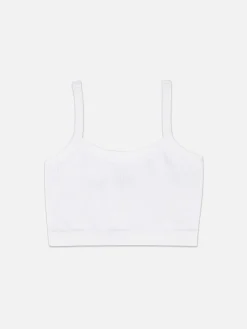 Kurz-Top Mit Rippenstruktur