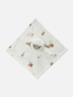 Kuscheldecke Aus Fleece Mit Lamm-Motiv