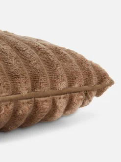 Kuscheliges, Geripptes Kissen, 2er-Pack