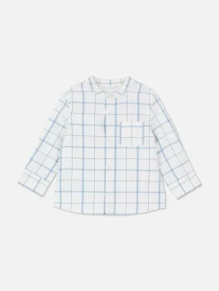 Langarmhemd Mit Karomuster