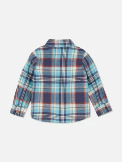 Langarmhemd Mit Karomuster