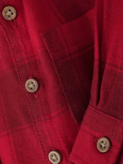 Langarmhemd Mit Karomuster