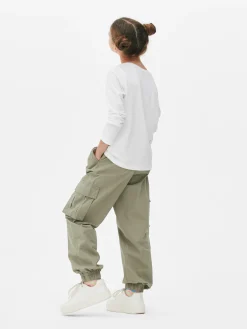 Langarmshirt Mit Print Auf Der Brust