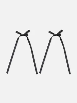 Lange Haarspangen Mit Schleife, 2er-Pack