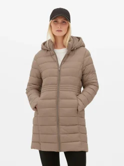 Lange, Leichte Pufferjacke