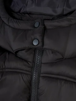 Lange Weste Mit Kapuze