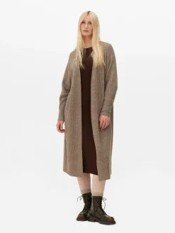 Langer, Gerippter Cardigan