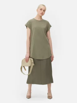 Langes Essential-T-Shirt