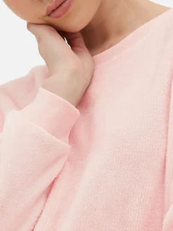 Langärmeliger Fleece-Schlafanzug