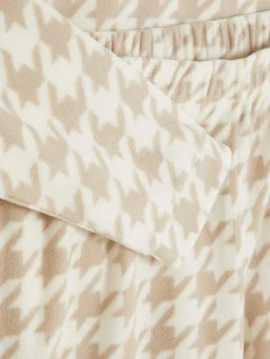 Langärmeliger Microfleece-Schlafanzug