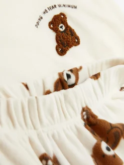 Langärmeliger Mikrofleece-Schlafanzug