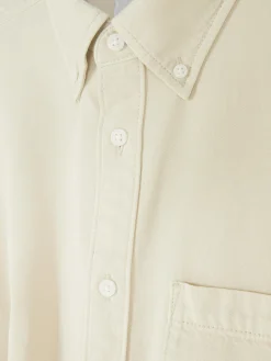 Langärmeliges Hemd Aus Baumwoll-Twill