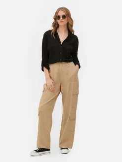 Langärmeliges Jerseyhemd