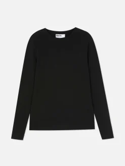 Langärmeliges „Rita Ora“ Stretch-T-Shirt