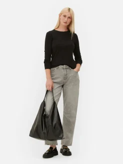 Langärmeliges Stretch-T-Shirt