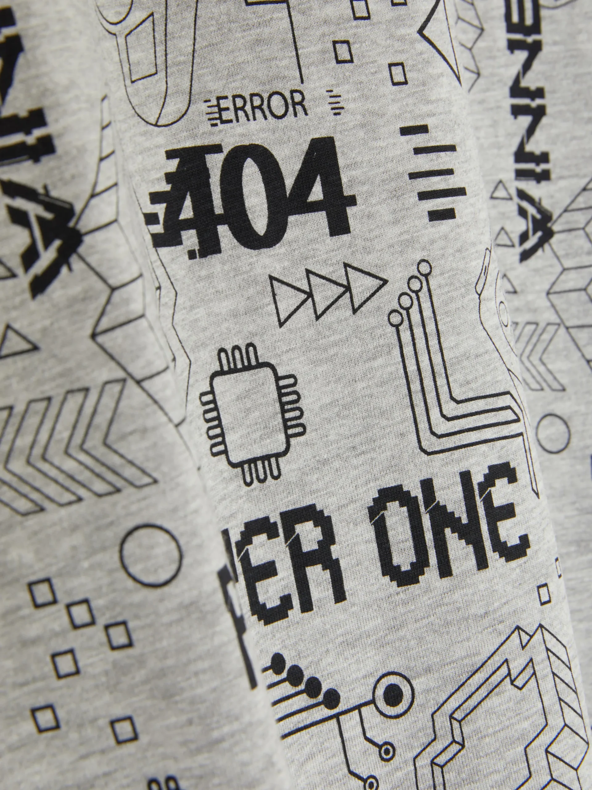 Langärmeliges T-Shirt Mit Gaming-Motiv