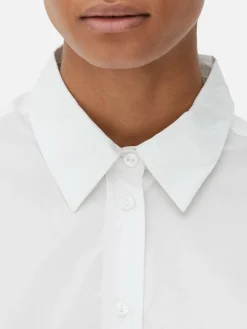 Langärmliges Hemd Aus Popeline