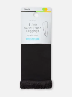 Leggings Mit Hohem Bund Und Plüschfutter