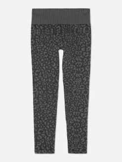 Leggings Mit Leopardenmuster