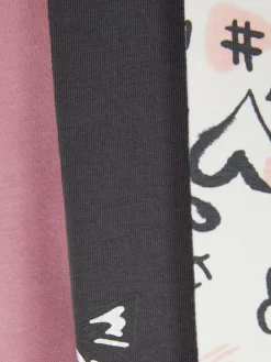 Leggings Mit Verschiedenen Mustern, 3er-Pack